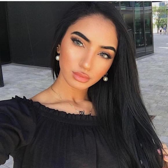 Black Straight Beauty Lace Front Wig - Thumbnail 7