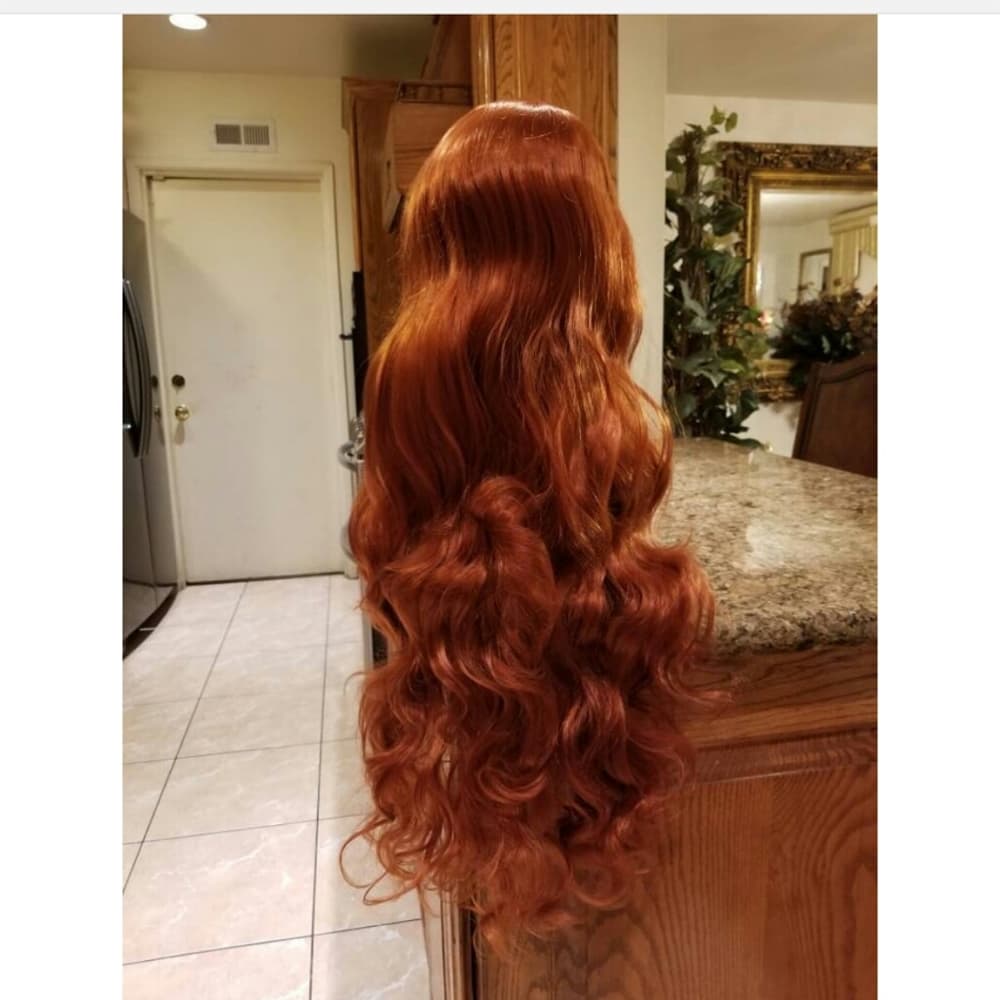 Copper Red Beauty Lace Front Wig