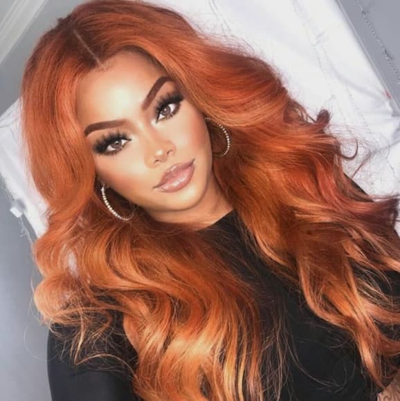 Copper Red Beauty Lace Front Wig - Thumbnail 9