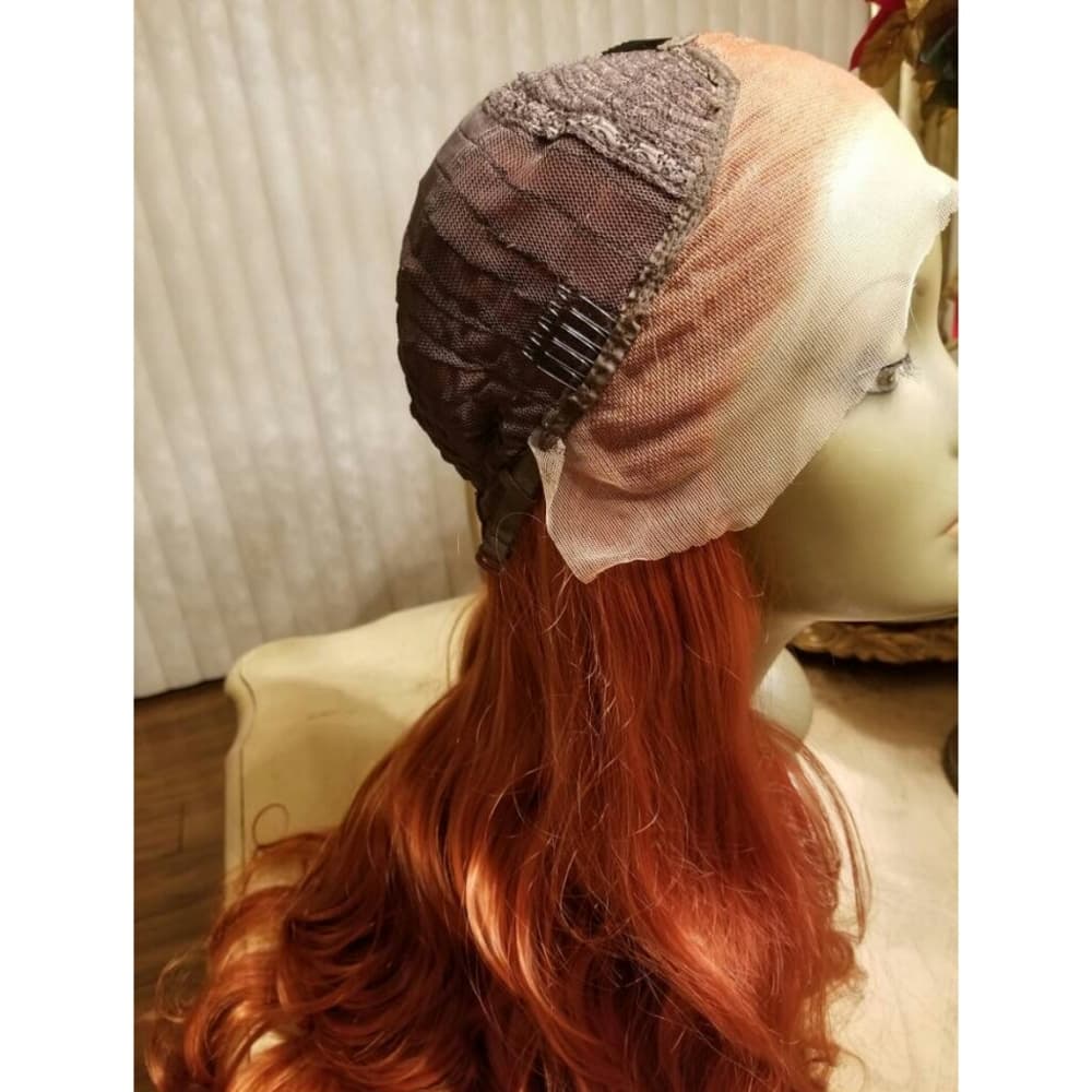 Copper Red Beauty Lace Front Wig - Thumbnail 3