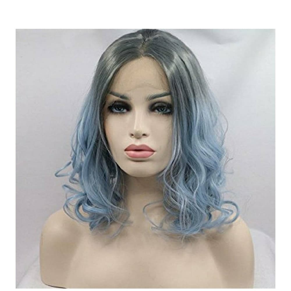 Light Blue Lilac Beauty LaceFront Wig - Thumbnail 2
