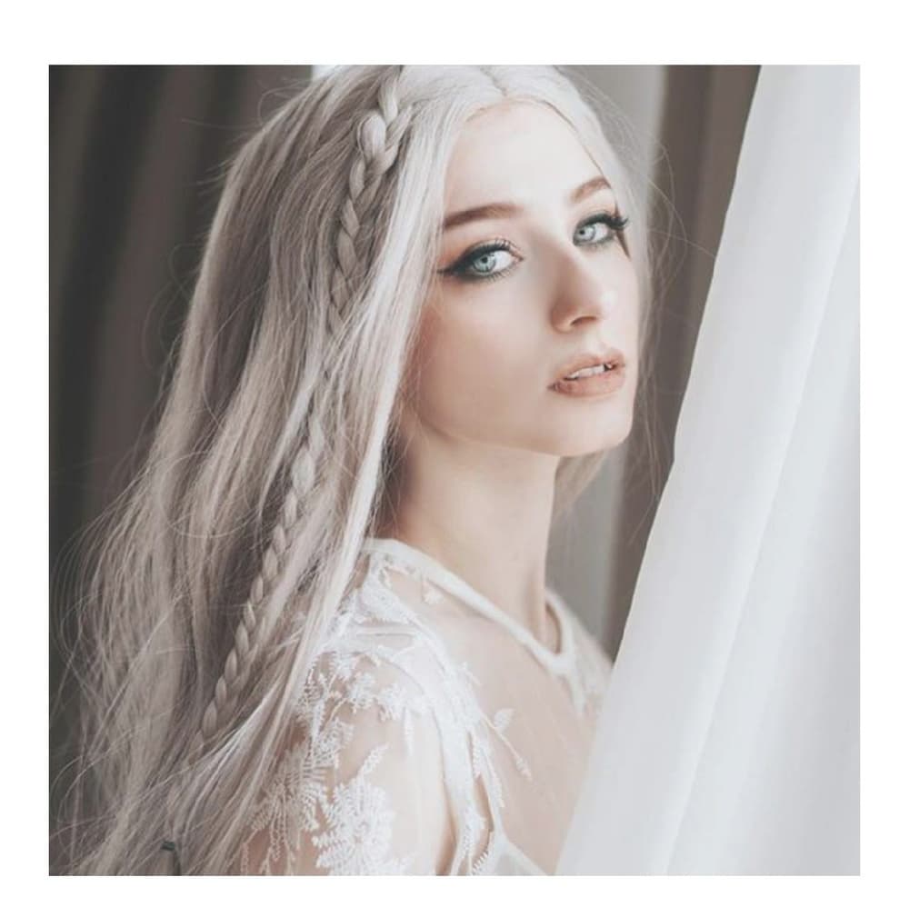 Gray Beauty Lace Front Wig - Thumbnail 4
