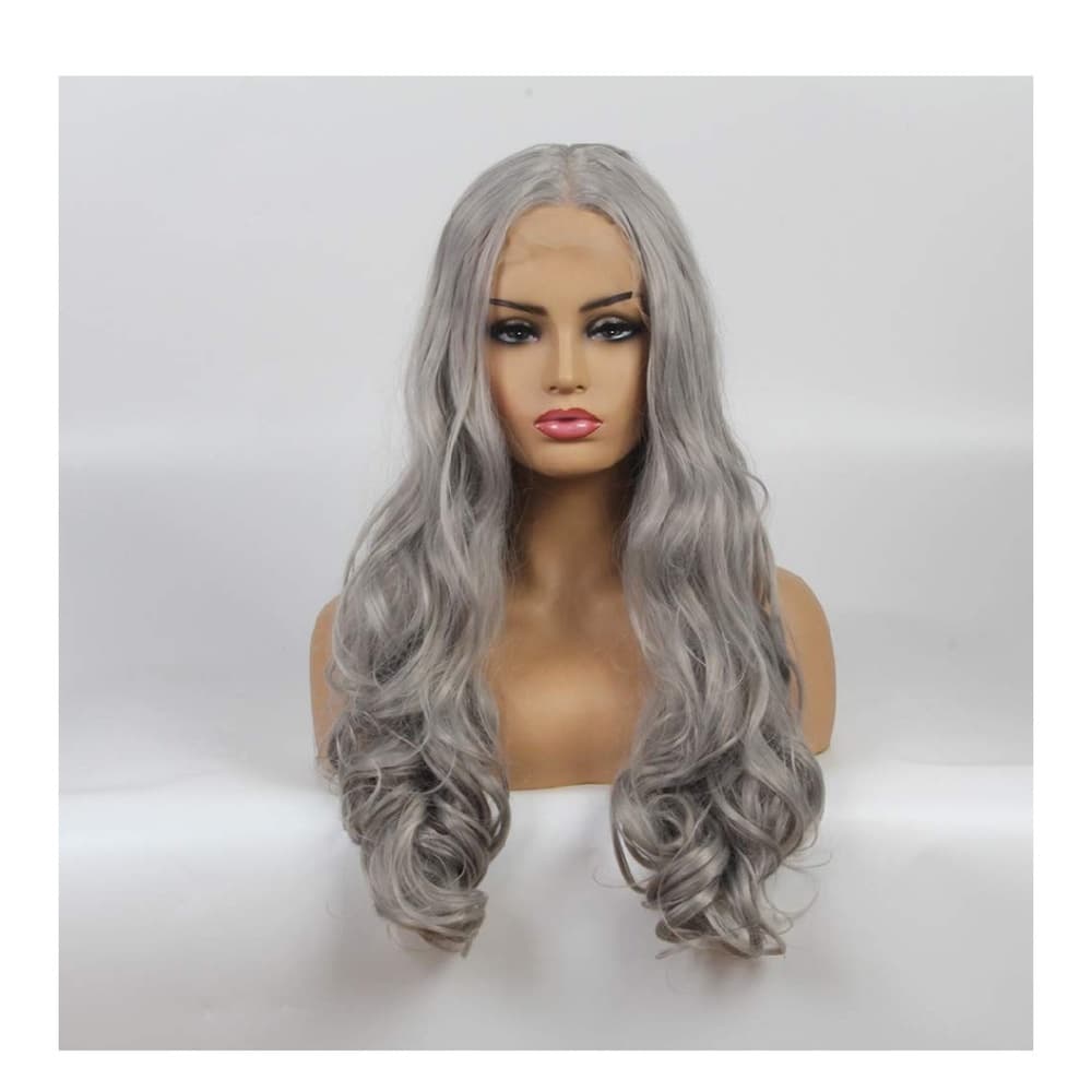 Gray Beauty Lace Front Wig - Thumbnail 4