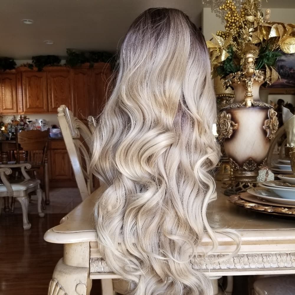 Ombre Blonde Beauty Lace Front Wig - Thumbnail 5