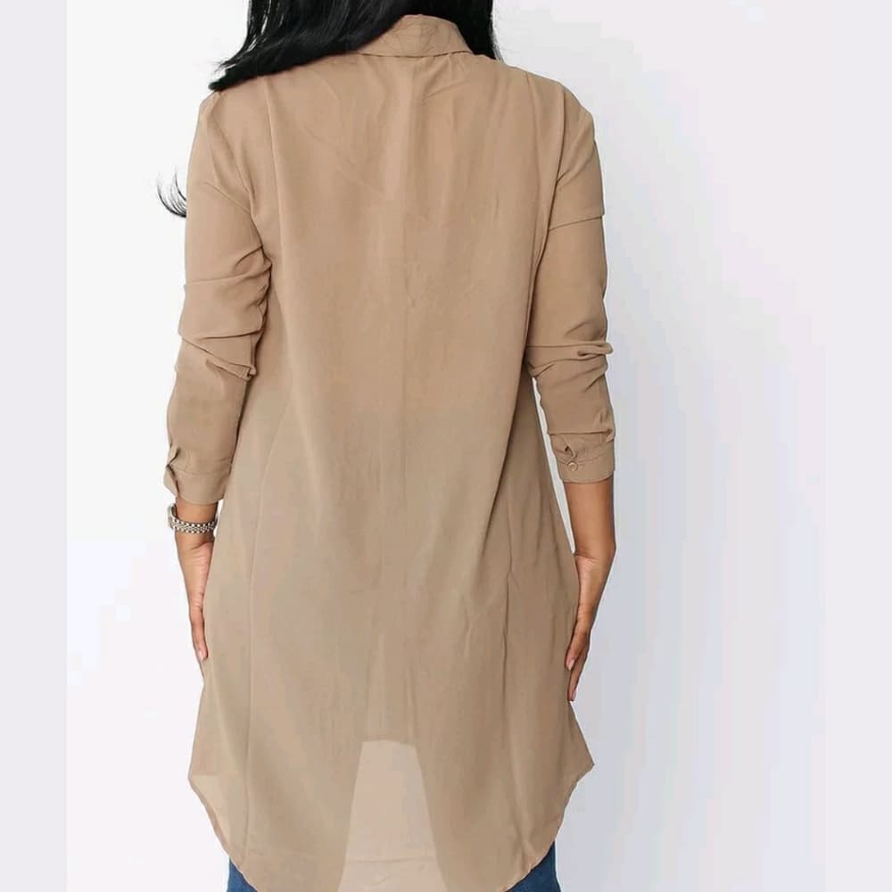 Cute Longsleeve button down blouse - Thumbnail 6