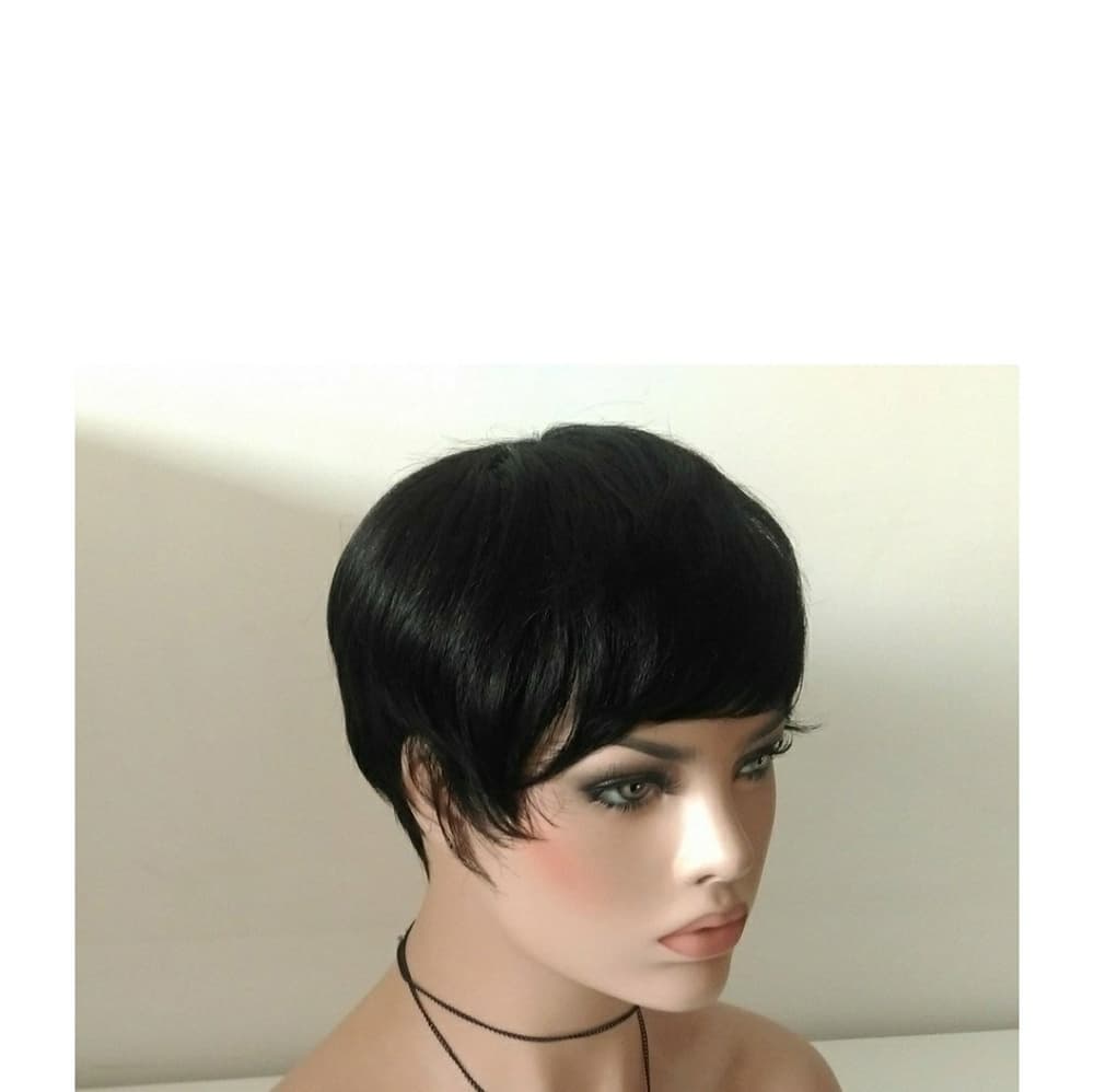 Cute Virgin Human Hair Wig - Thumbnail 2