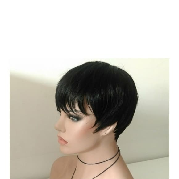 Cute Virgin Human Hair Wig - Thumbnail 7