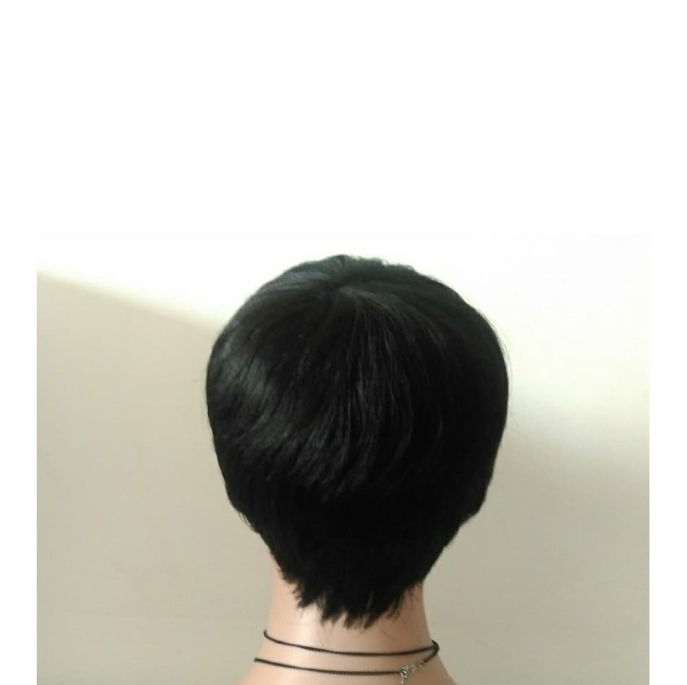 Cute Virgin Human Hair Wig - Thumbnail 3