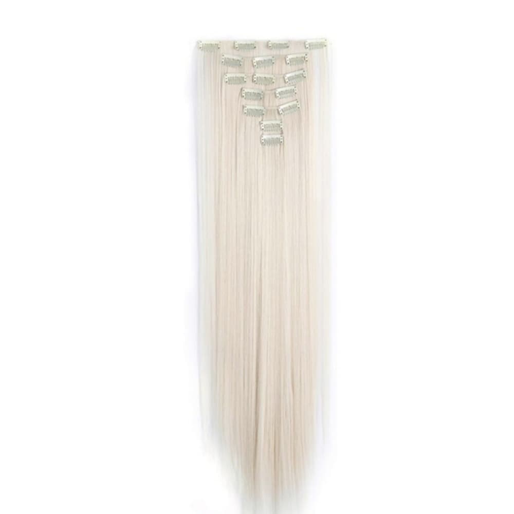 Pale Blonde Full Head clip in Extension #60
