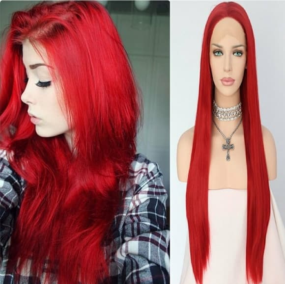 Red Beauty Lace Ftont Wig 24-26 inches!! - Thumbnail 2