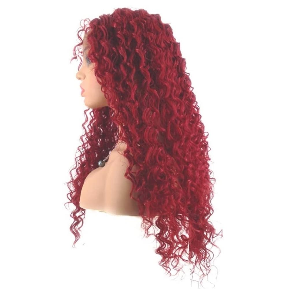Red Curly Beauty Lace Front Wig