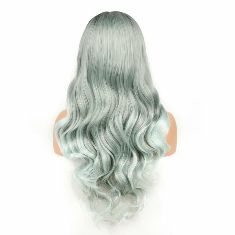 Green Ombre Bodywave Beauty Lacefront Wig