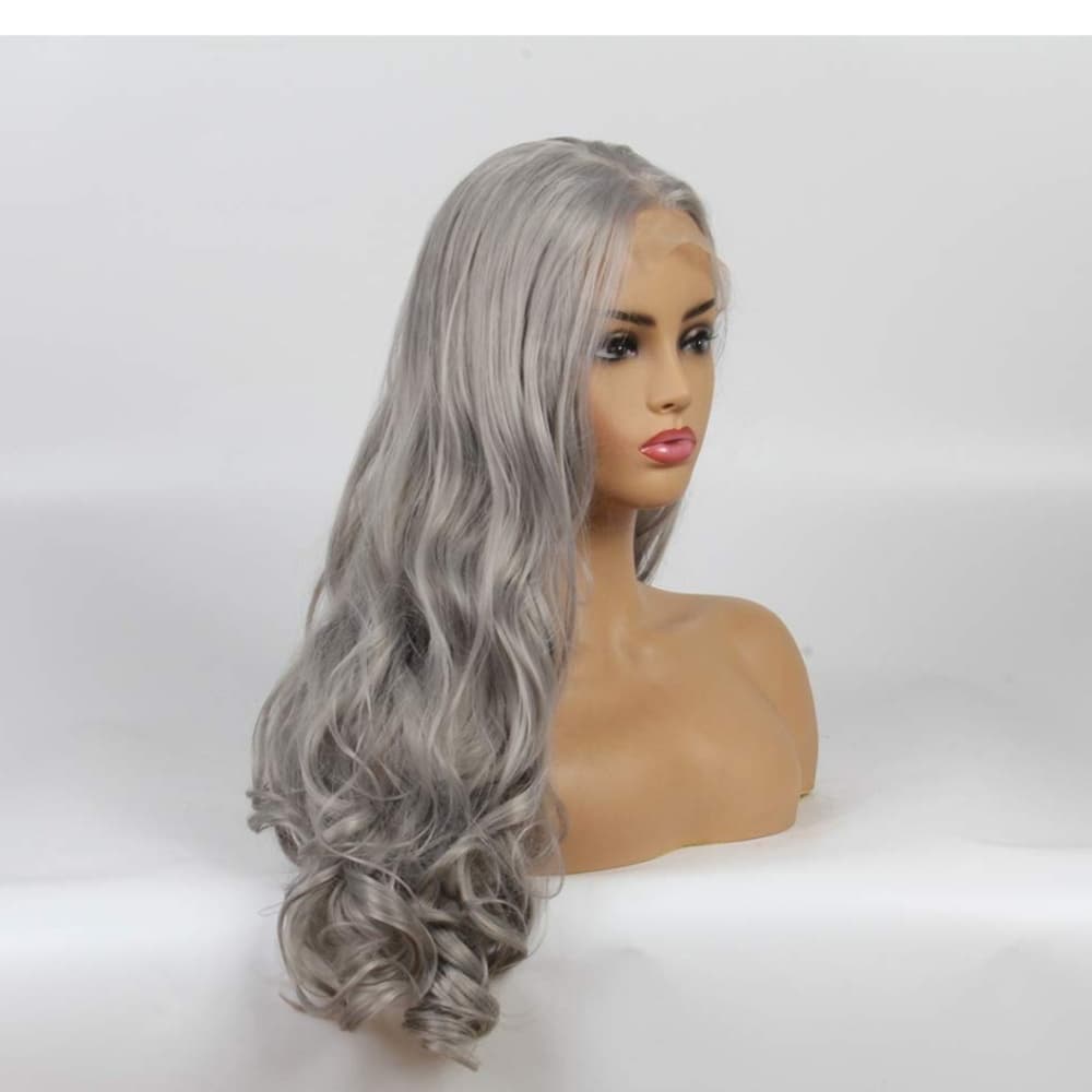 Gray Wavy Beauty Lace Front Wig