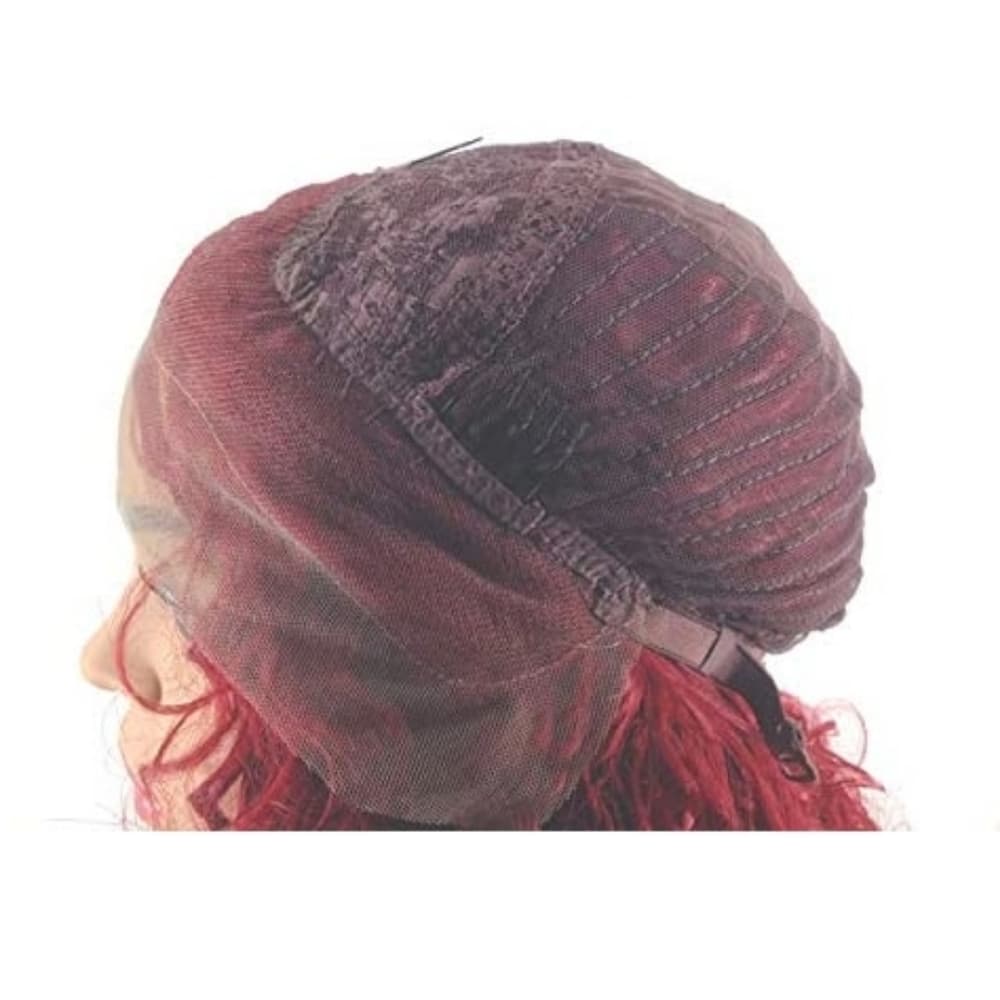 Red Curly Beauty Lace Front Wig - Thumbnail 6