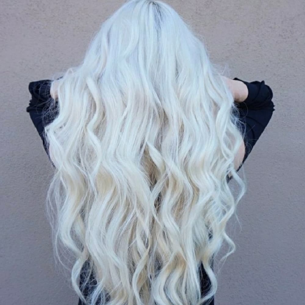 Pale Blonde Full Head clip in Extension #60 - Thumbnail 8