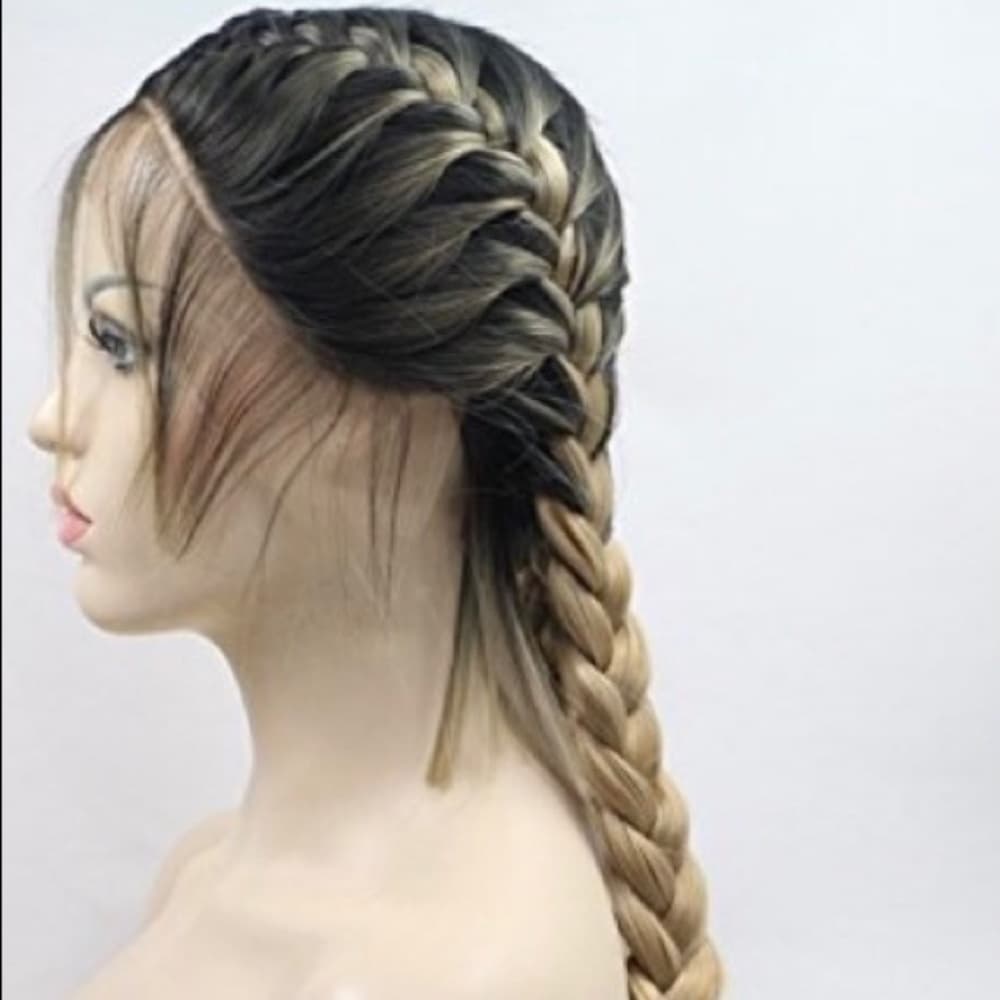 Ombre Ponytail Lace Front Wig - Thumbnail 5