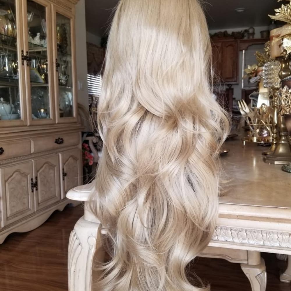 Ash Blonde Beauty Lace Front Wig - Thumbnail 3