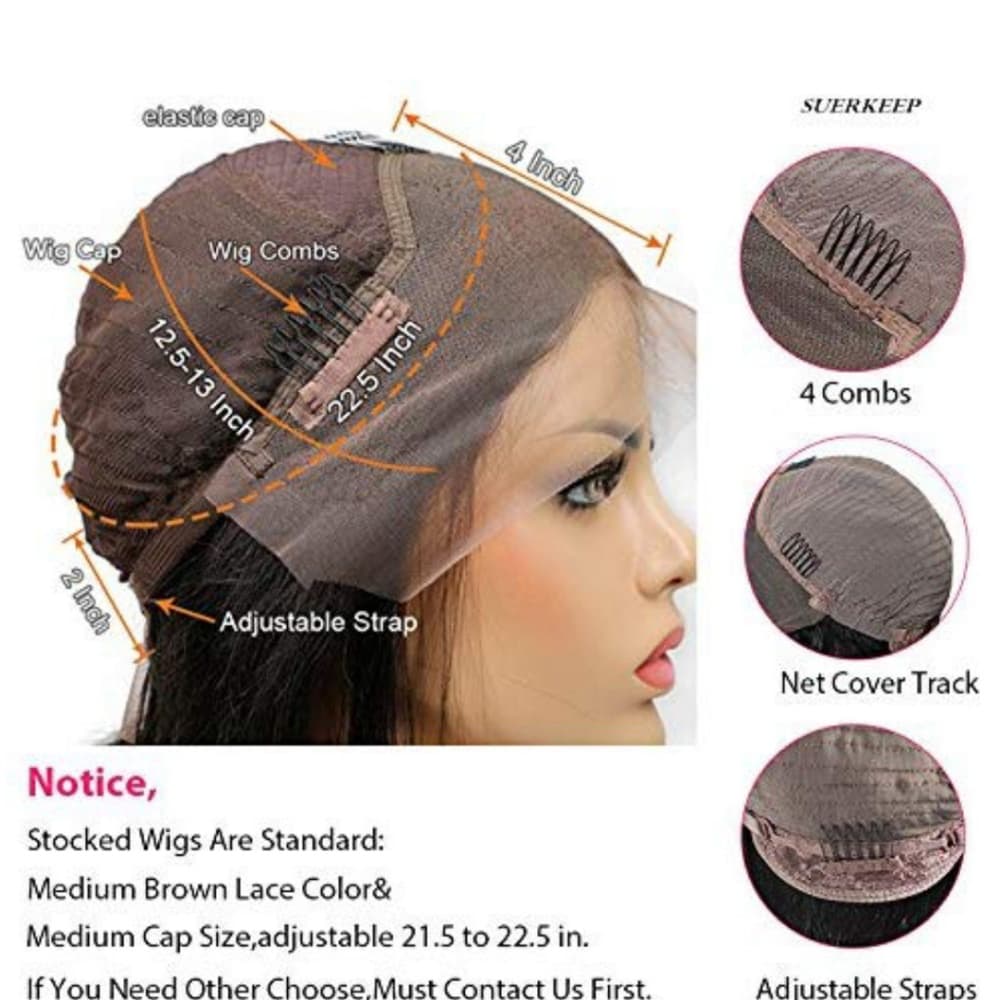 360 Preplucked Loose Wave Wig - Thumbnail 7