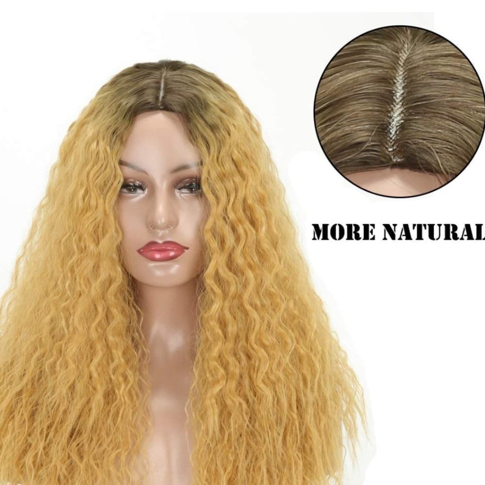 Ombre Blonde Curl Waves - Thumbnail 2