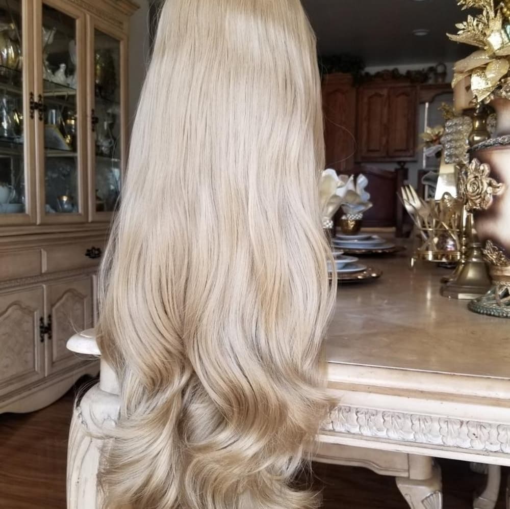 Ash Blonde Beauty Lace Front Wig - Thumbnail 8