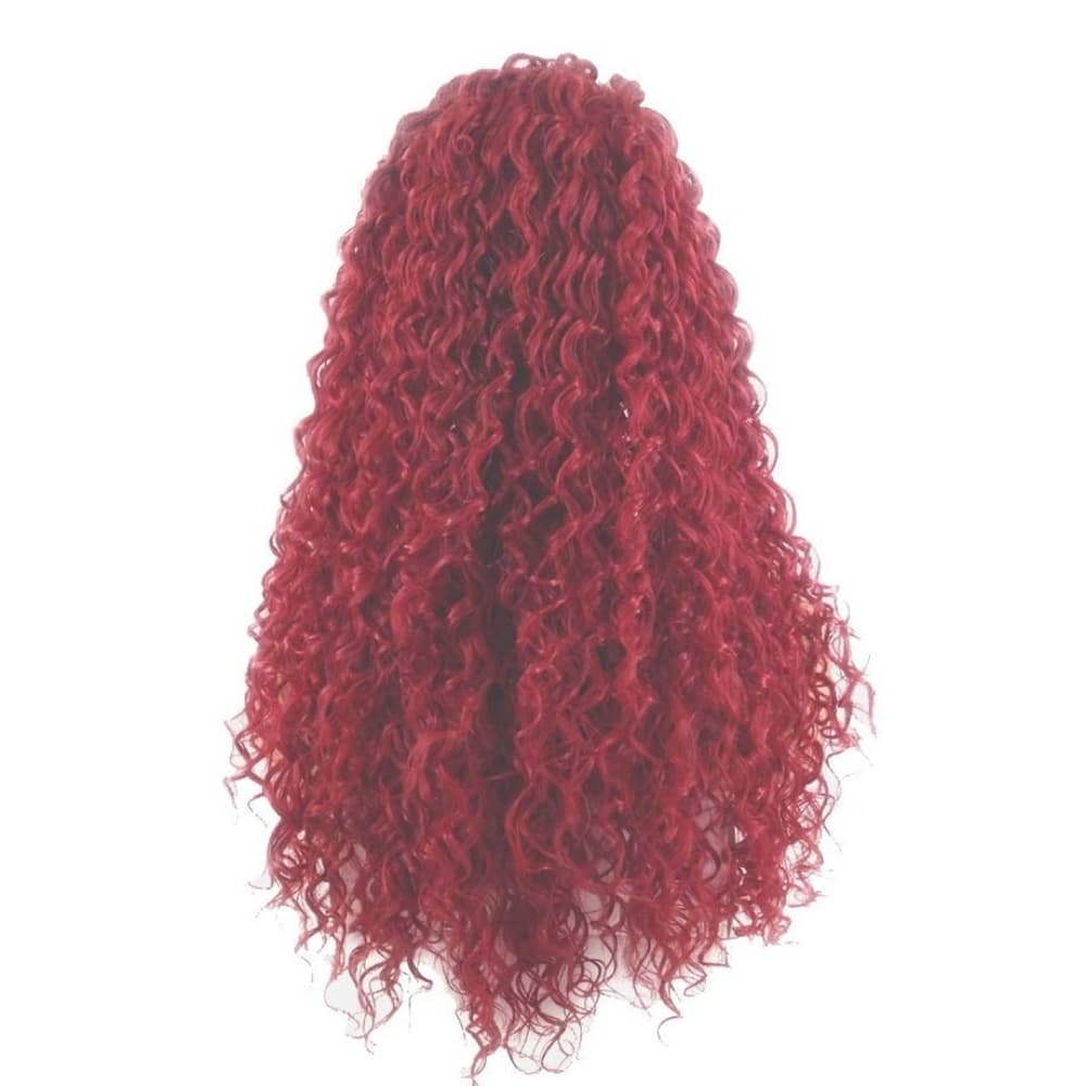 Red Curly Beauty Lace Front Wig - Thumbnail 3