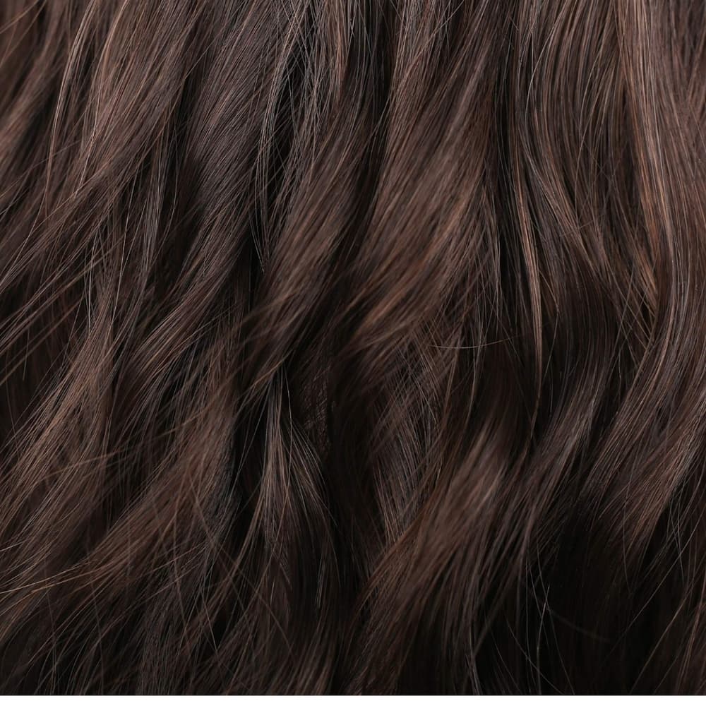 Brown Wavy Beauty Full Wig - Thumbnail 4
