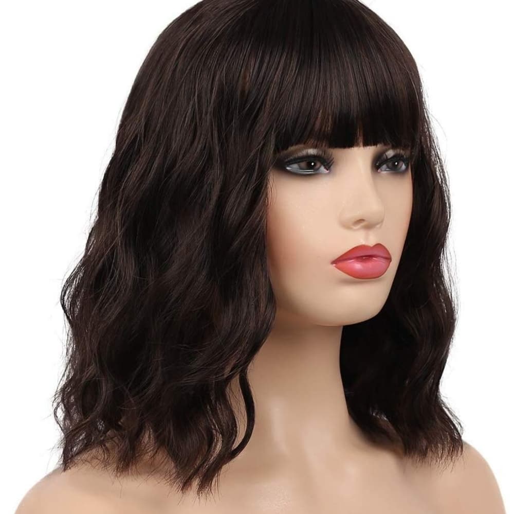Brown Wavy Beauty Full Wig - Thumbnail 2