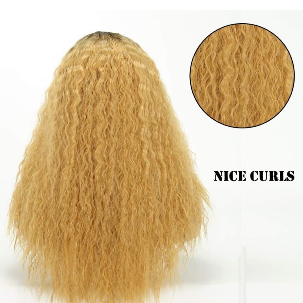 Ombre Blonde Curl Waves - Thumbnail 4