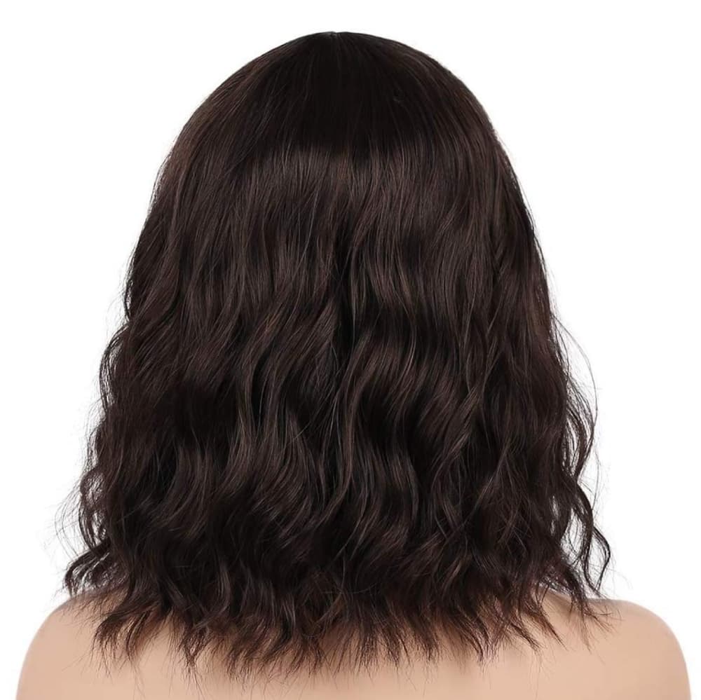 Brown Wavy Beauty Full Wig - Thumbnail 5