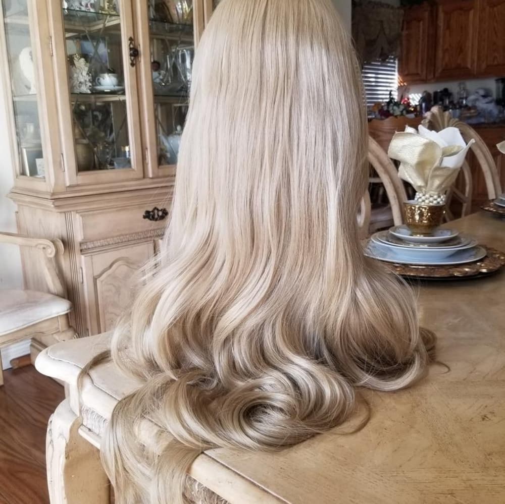 Ash Blonde Beauty Lace Front Wig - Thumbnail 2