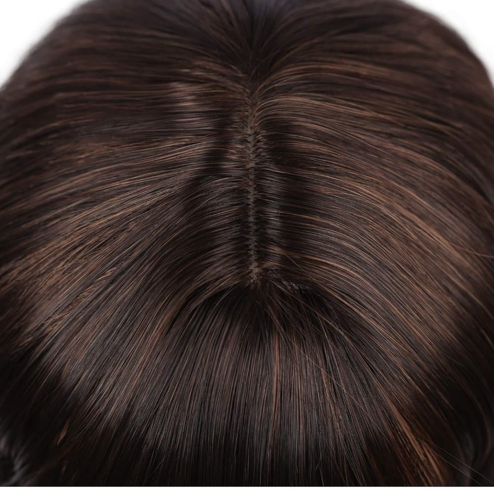 Brown Wavy Beauty Full Wig - Thumbnail 3