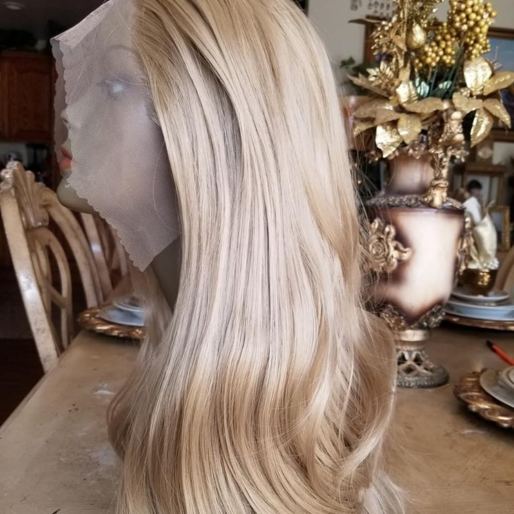 Ash Blonde Beauty Lace Front Wig - Thumbnail 4