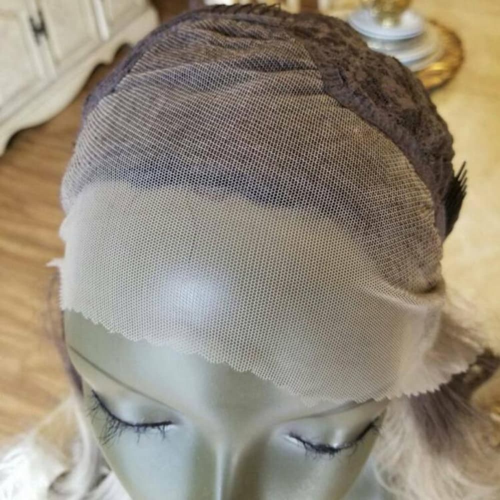 Ash Blonde Beauty Lace Front Wig - Thumbnail 7