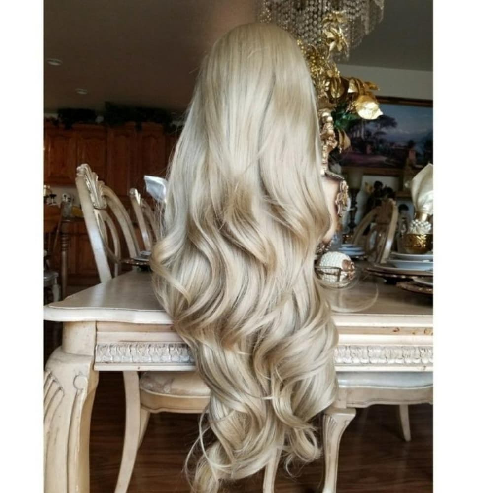 Ash Blonde Beauty Lace Front Wig - Thumbnail 6