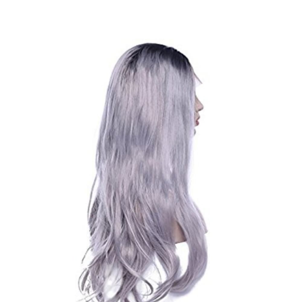 Ombre Gray Lace Front Wig - Thumbnail 3