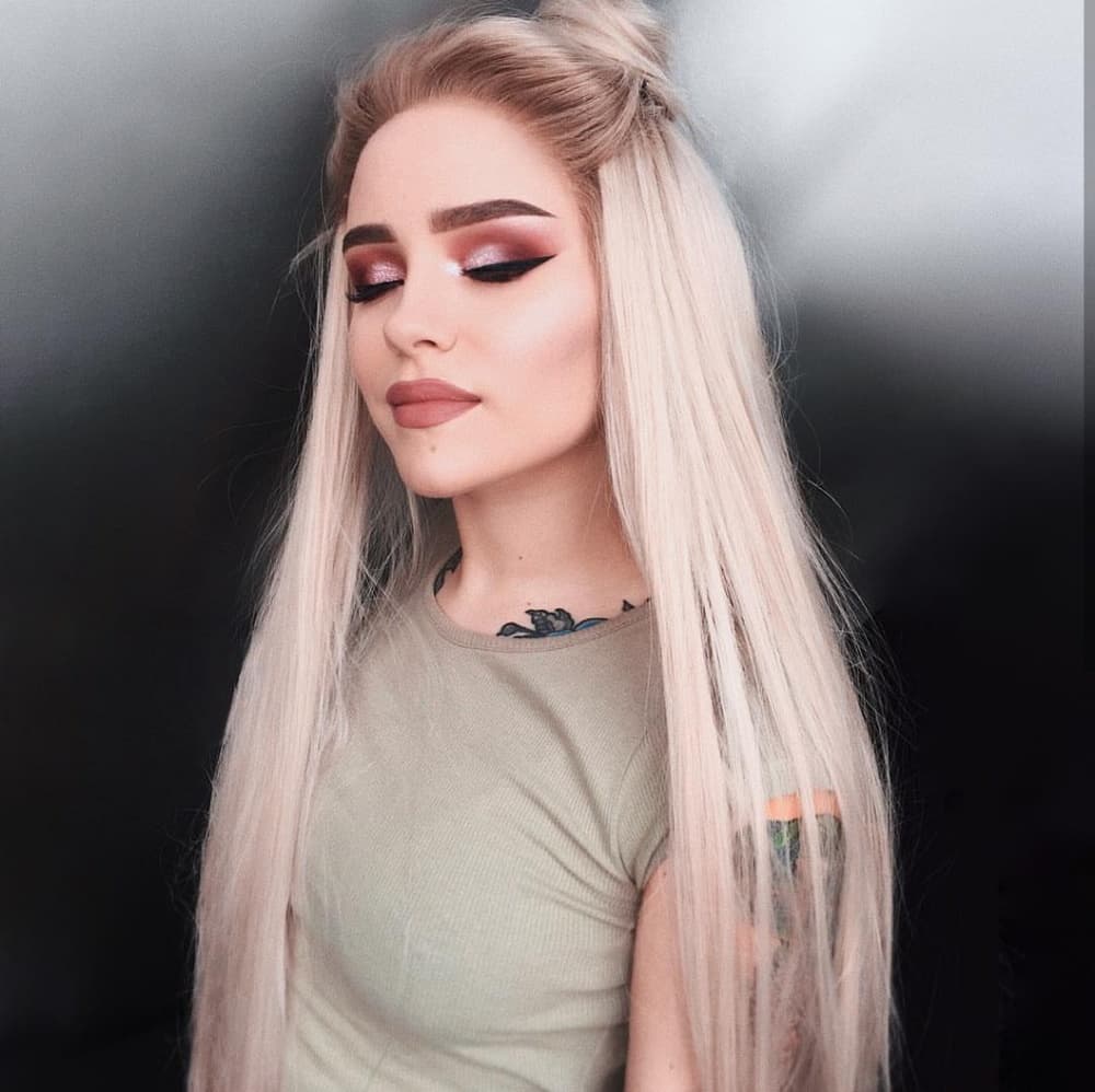 Ombre Blonde Lace Front Wig - Thumbnail 3