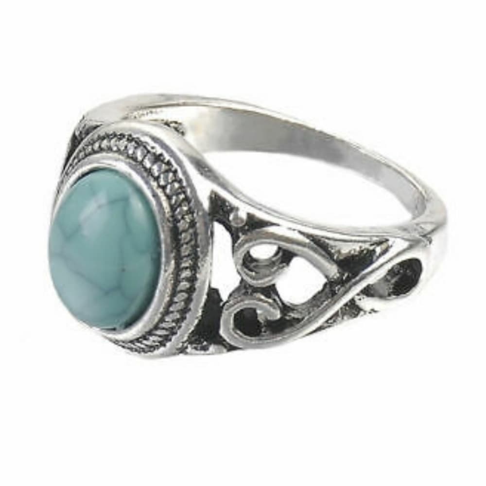 Turquoise Beauty Ring Size 8 - Thumbnail 4