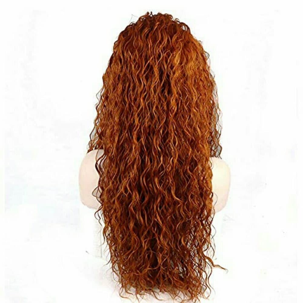 Auburn Curly Wave Beauty Lace Front Wig - Thumbnail 3