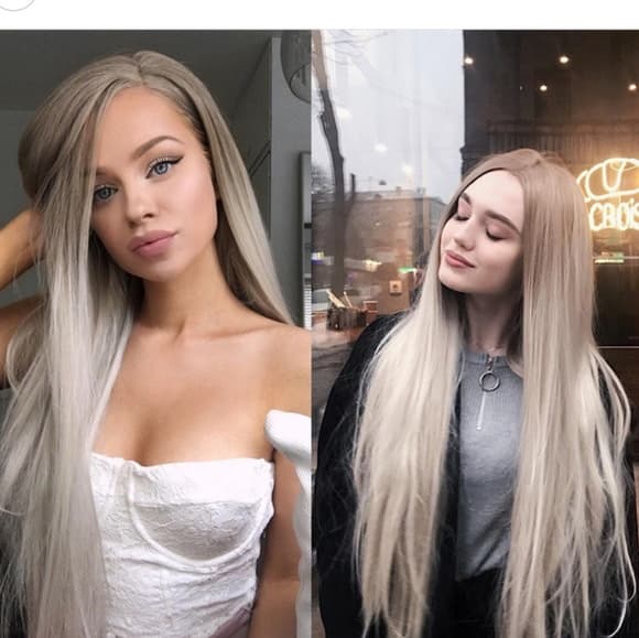 Ombre Blonde Lace Front Wig - Thumbnail 6