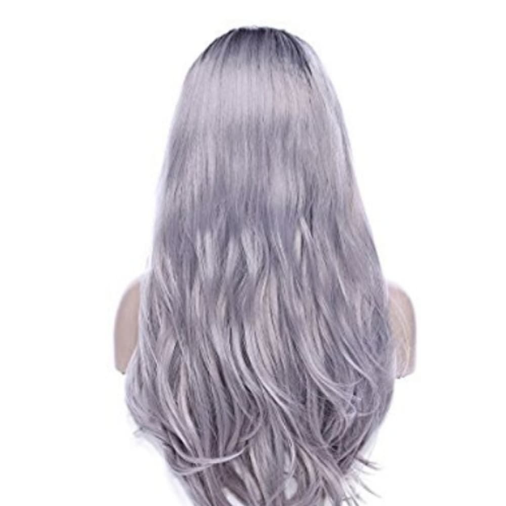 Ombre Gray Lace Front Wig - Thumbnail 2