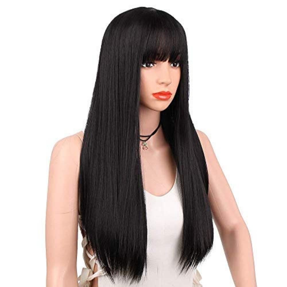 Black Brown Beauty Full Wig - Thumbnail 3