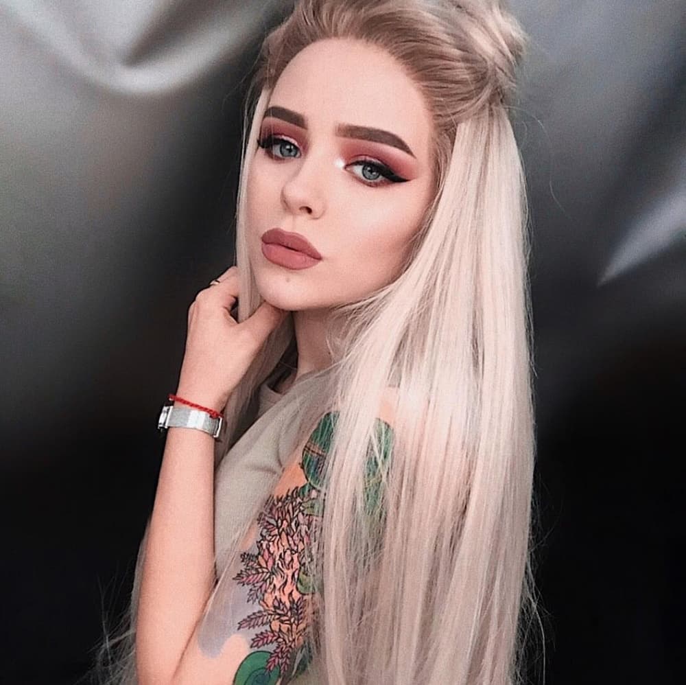 Ombre Blonde Lace Front Wig - Thumbnail 2