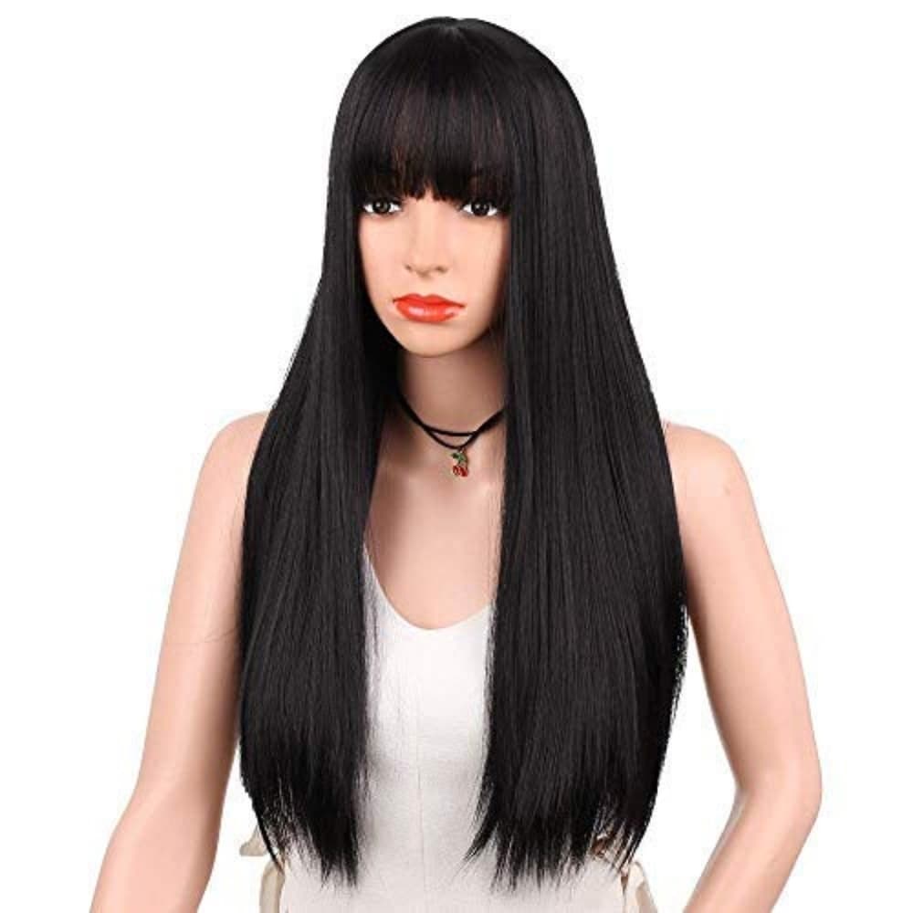 Black Brown Beauty Full Wig - Thumbnail 2