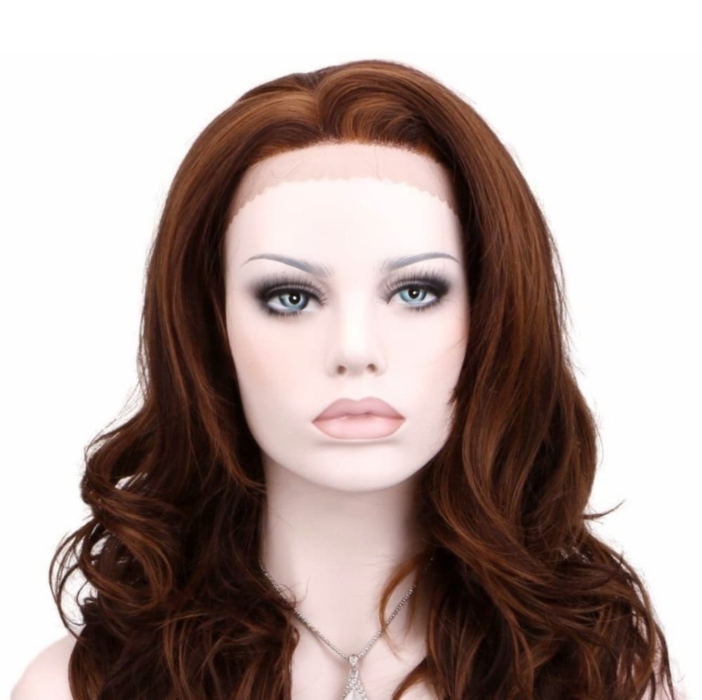 Dark Auburn Beauty Lace Front Wig - Thumbnail 4