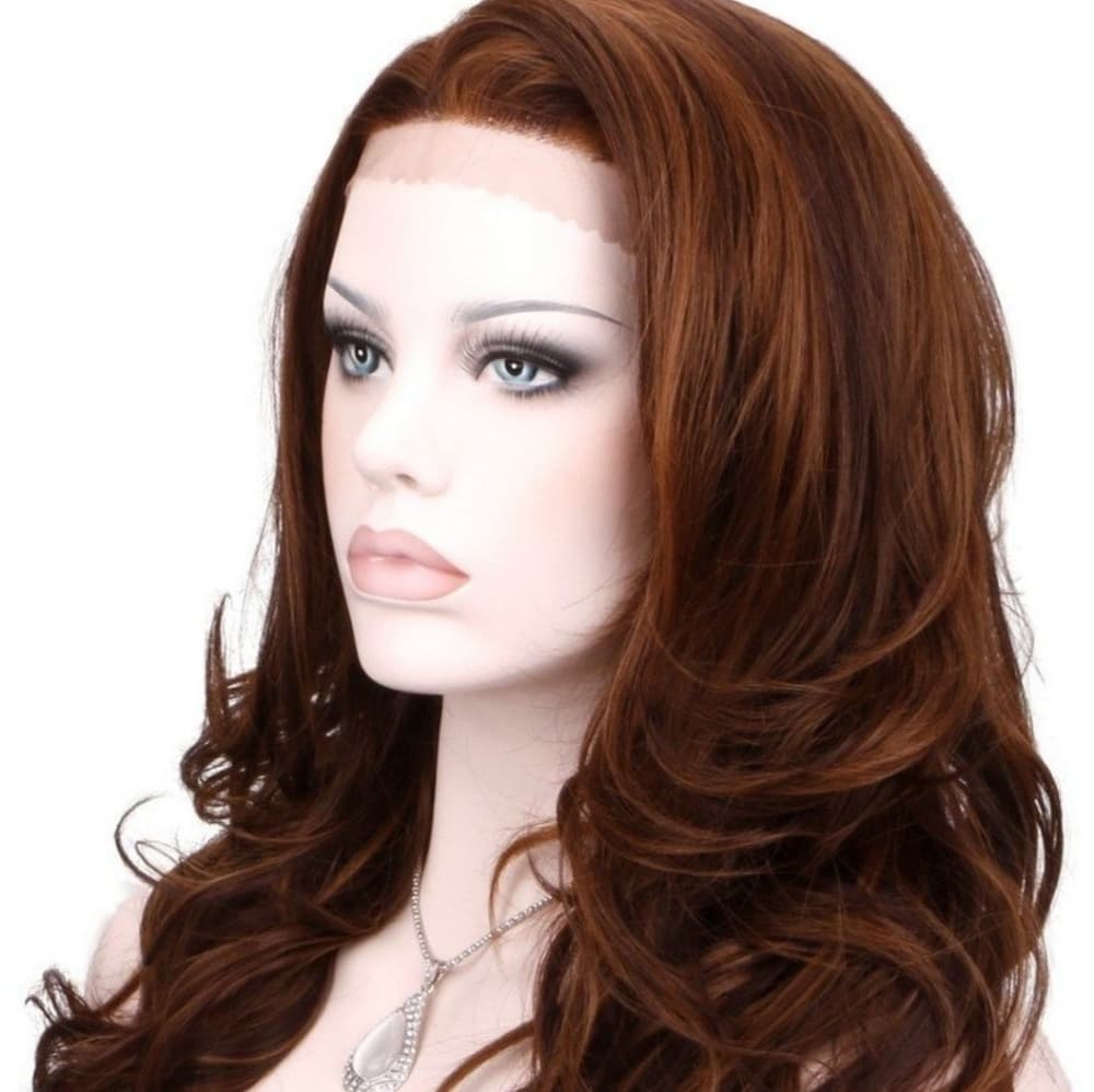 Dark Auburn Beauty Lace Front Wig - Thumbnail 3