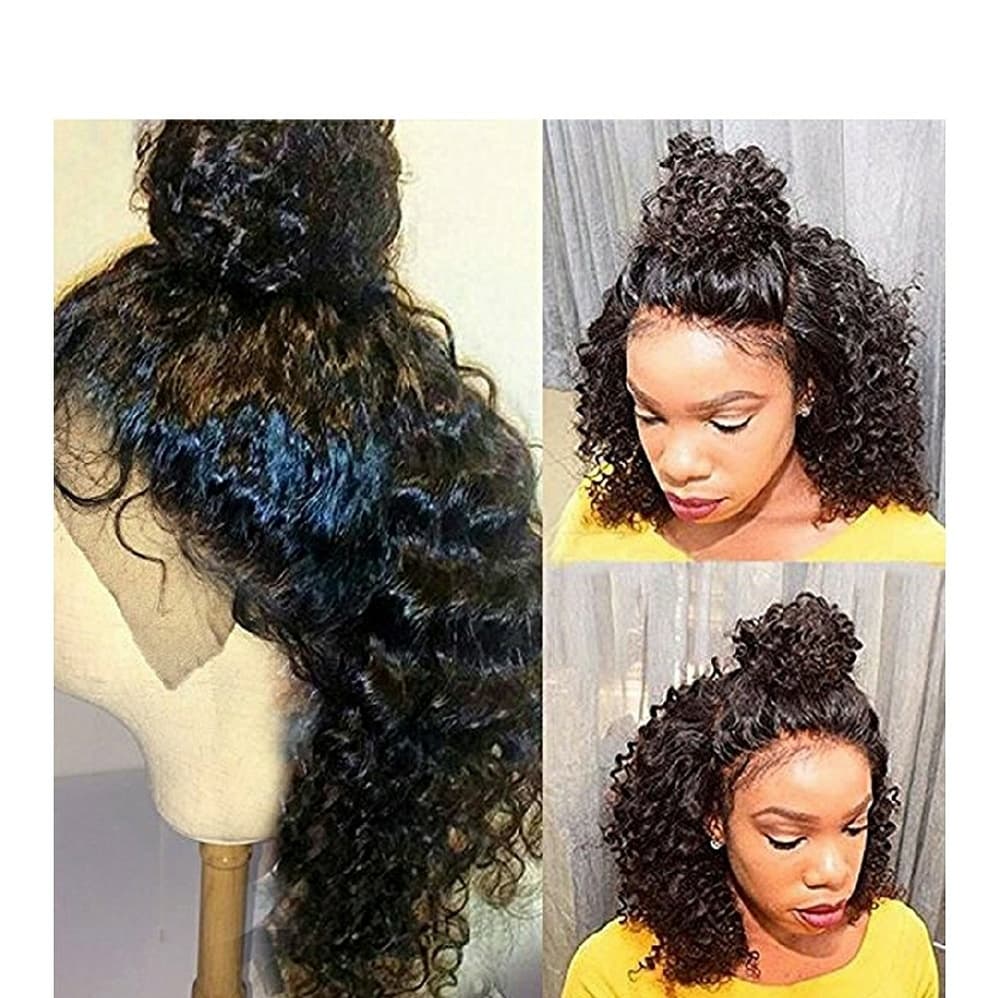 Pre Plucked Virgin Human 360 Lace Front Wig - Thumbnail 2