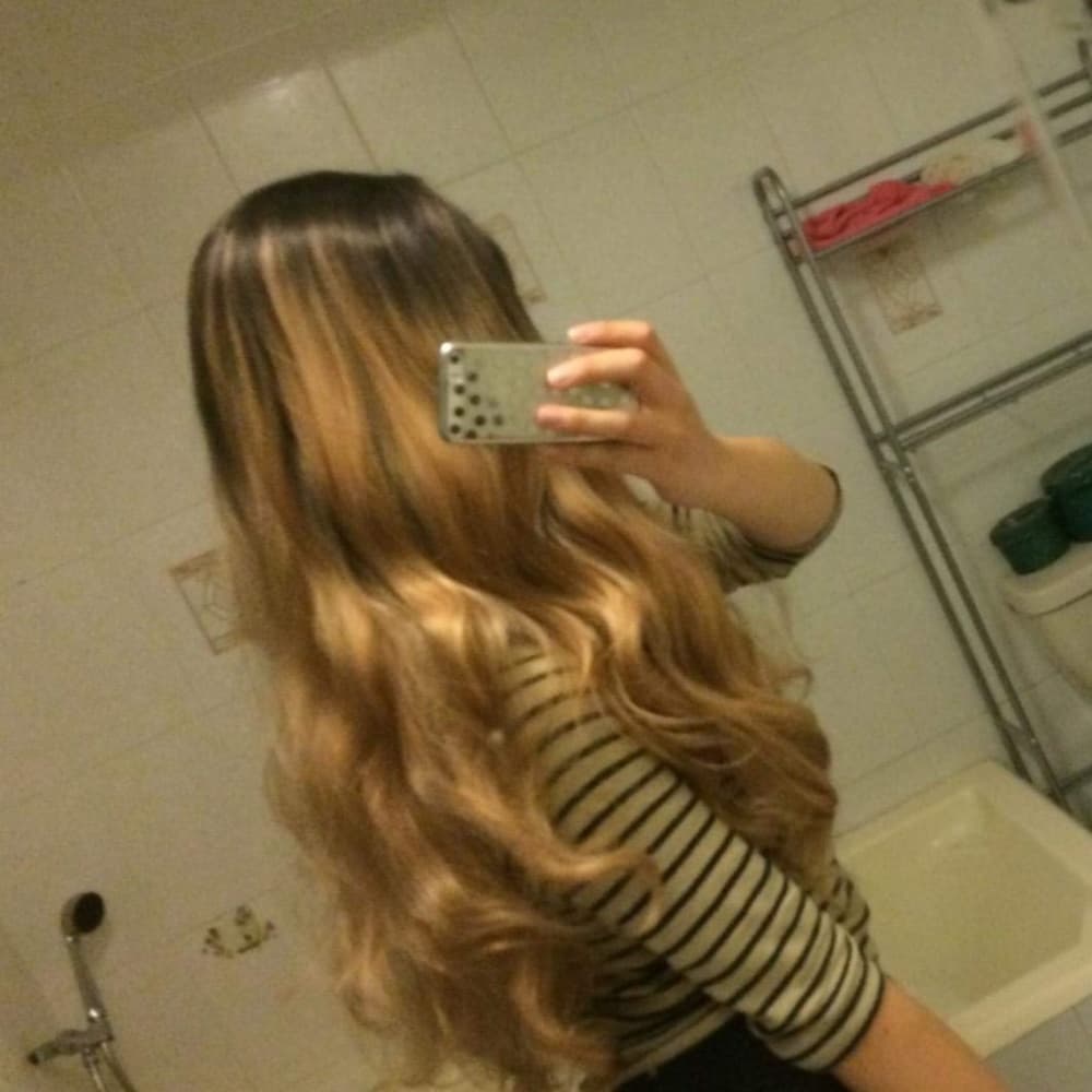 Ombre Dark Blonde Lace Front Wig - Thumbnail 3