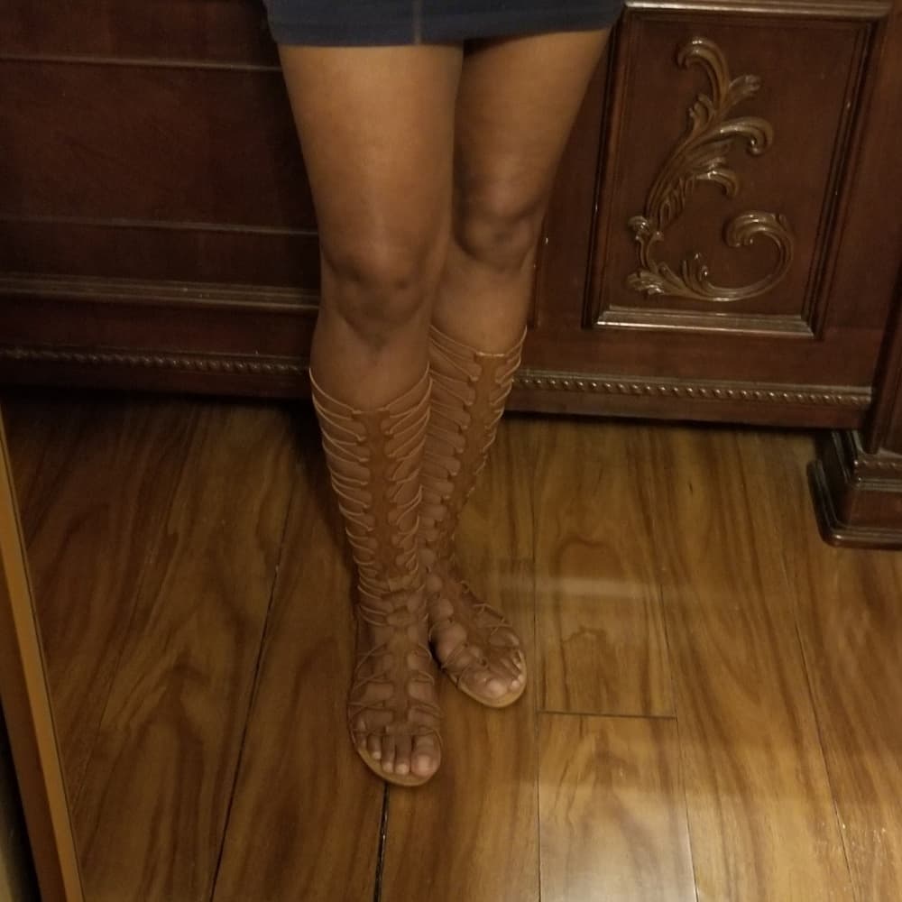 Brown Gladiator Shoes - Thumbnail 3