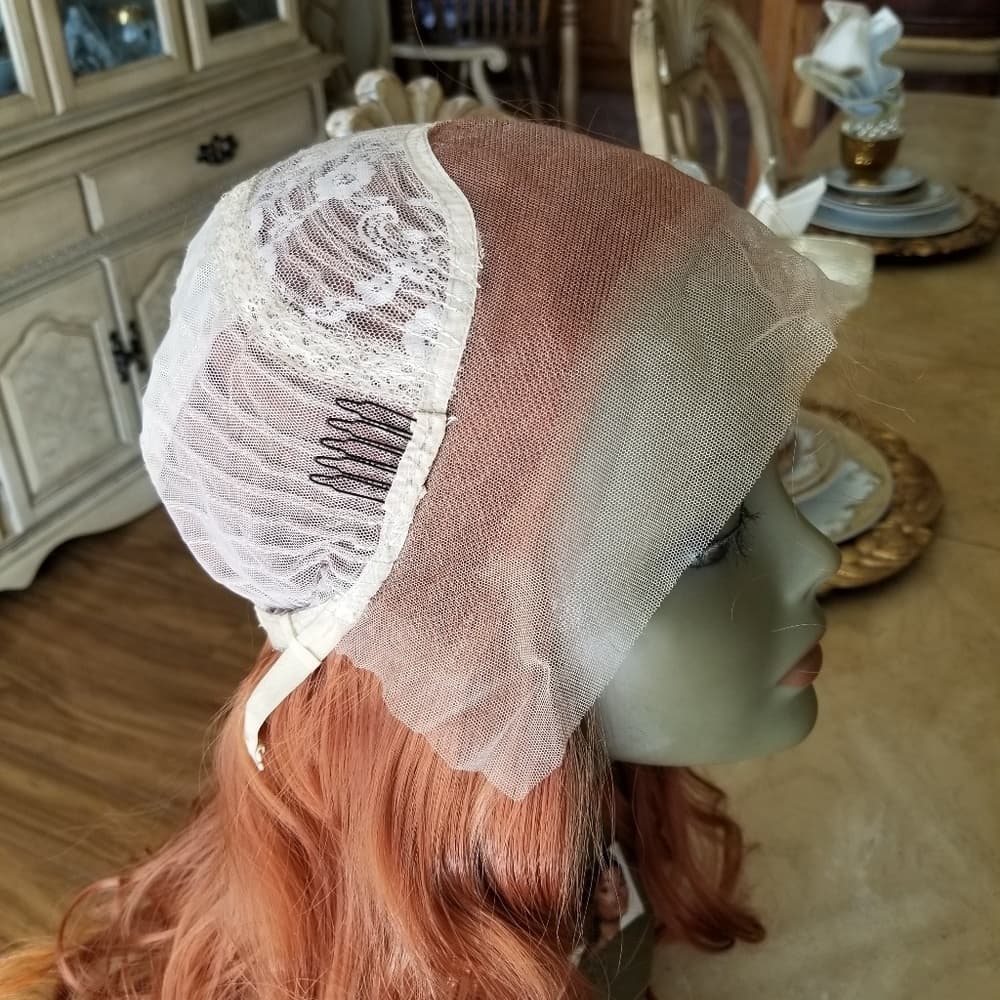 Copper Red Lace Front Wig - Thumbnail 6