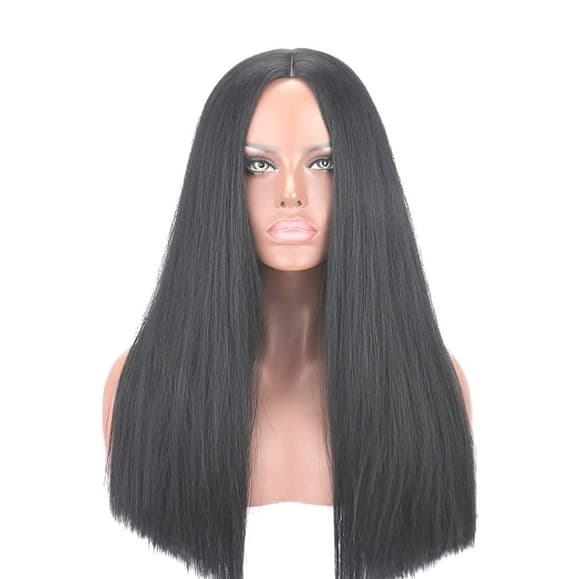 Black Yaki Beauty Blunt Cut Wig - Thumbnail 7
